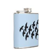 飛飛んでいる行鳩 フラスク (右)