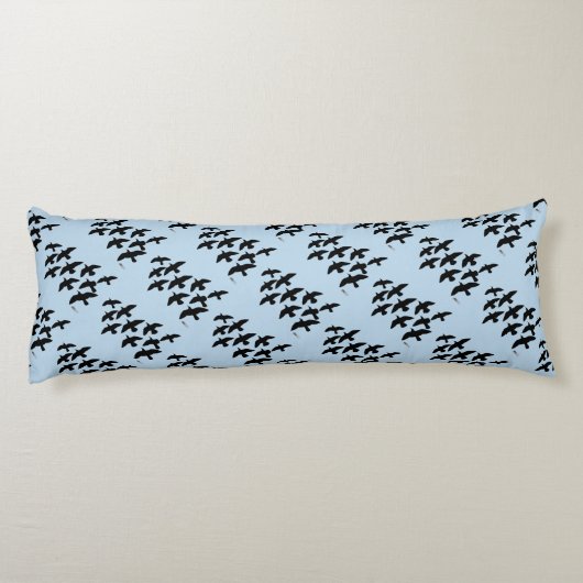 飛飛んでいる行鳩 ボディピロー (裏面)