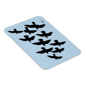 飛飛んでいる行鳩 マグネット (右側)