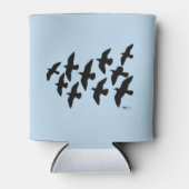 飛飛んでいる行鳩 缶クーラー (正面)