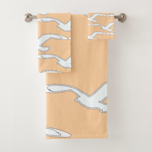 飛鳥のバスアクセサリー・ピーチ バスタオルセット (インサイチュ)