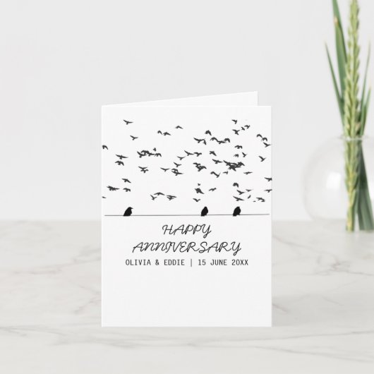 飛鳥の折り紙アニバーサリーカード サンキューカード (正面)