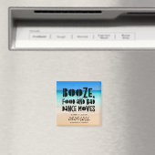 食おもしろいべ物の悪いダンス移動ビーチ結婚式 マグネット (インサイチュ (食洗機))