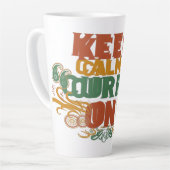 食おもしろいべ物 – ラテマグカップ カフェラテマグ (左アングル)