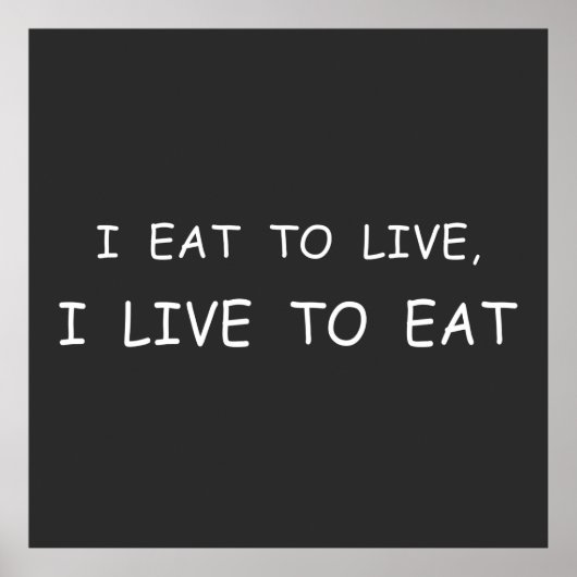 食おもしろい品ことわざ ポスター (正面)