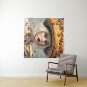 食おもしろい品人 タペストリー (インサイチュ(横))