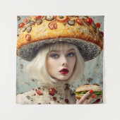 食おもしろい品人 タペストリー (正面)