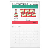 食おもしろい品漫画キッチンカレンダーグルメ カレンダー (2月 2027)