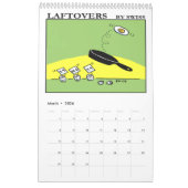 食おもしろい品漫画キッチンカレンダーグルメ カレンダー (3月 2026)