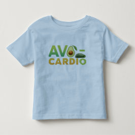 食おもしろい品Tシャツアボ・カーディオ トドラーTシャツ