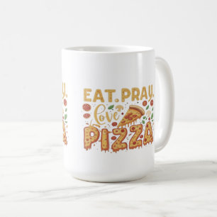 食おもしろい物マグカップ – ピザ：天国のスライス コーヒーマグカップ