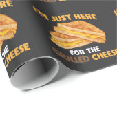 食おもしろい物好きグルメ焼きチーズサンドイッチ ラッピングペーパー (ロールコーナー)