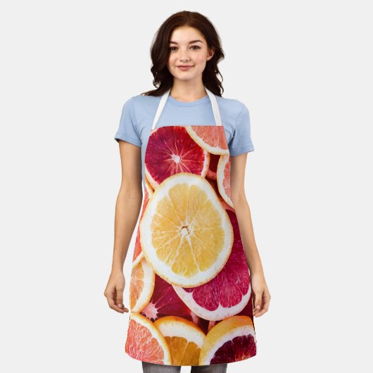 食かわいらし品 エプロン (着用した状態)