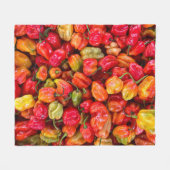 食かわいらし品 フリースブランケット (正面(横))