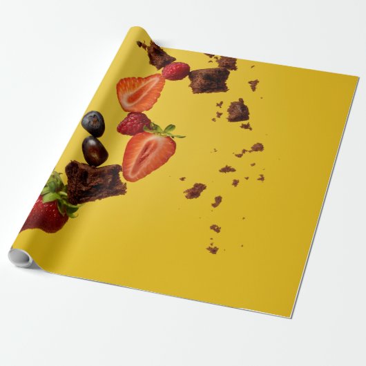 食かわいらし品 ラッピングペーパー (アンロールド)