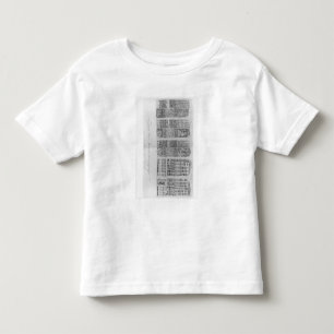 食のマヤの星座表 トドラーTシャツ