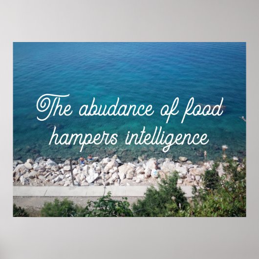 食の心の諺 ポスター (正面)