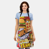 食の漫画 エプロン (着用した状態)