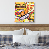 食の漫画 キャンバスプリント (インサイチュ (寝室))