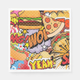 食の漫画 スタンダードランチョンナプキン