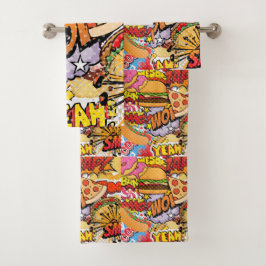 食の漫画 バスタオルセット