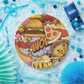 食の漫画 ペーパープレート (パーティー)