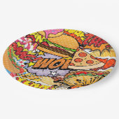 食の漫画 ペーパープレート (アングル)