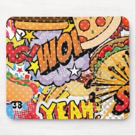 食の漫画 マウスパッド