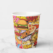 食の漫画 紙コップ (左)