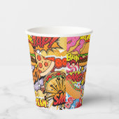 食の漫画 紙コップ (正面)