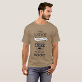 食への愛 ギフト Tシャツ (正面フル)