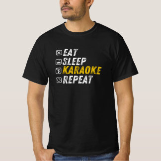 食べおもしろいカラオケ – 歌グランジう Tシャツ