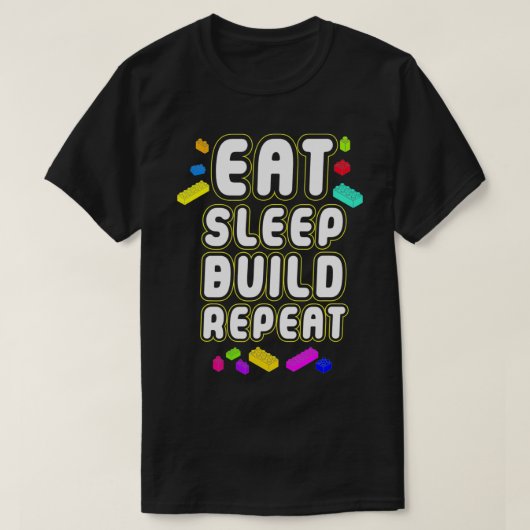 食べおもしろい寝作りギフト男性の女性のブカッコいいロックB Tシャツ (デザイン正面)