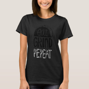 食べおもしろいRepeat Taco Mexican Food Lov Tシャツ