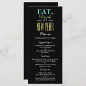 食べお正月のメニューを飲む メニュー (正面/裏面)