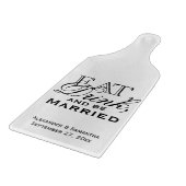 食べお酒を飲み結婚したて カッティングボード (角)