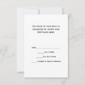 食べお酒を飲み結婚したて 出欠カード (裏面)