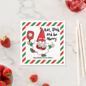 食べお酒を飲んで楽しんでね スタンダードカクテルナプキン (インサイチュ)