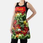 「食べお野菜!」 シェフエプロン エプロン (インサイチュ)