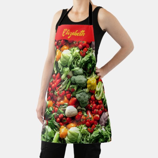 「食べお野菜！」 シェフエプロン エプロン (インサイチュ)