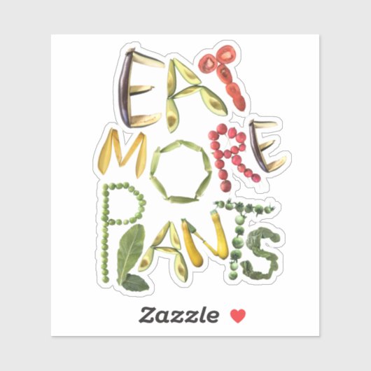 食べその他の植物 – 健康な食べ シール (シート)