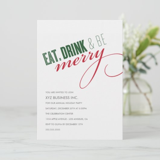 食べて下さい。 原稿の休日のパーティの招待状を飲んで下さい 招待状 (スタンド正面)