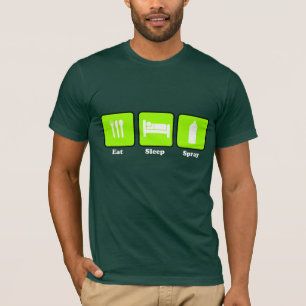 食べて下さい、眠らせて下さい、吹きかけて下さい(ライム) Tシャツ
