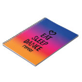 食べて下さい、眠らせて下さい、踊って下さい… 書いて下さい! ノートブック (左側)