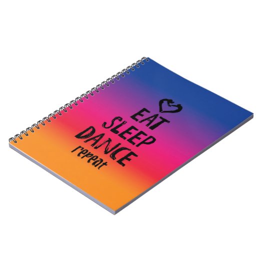 食べて下さい、眠らせて下さい、踊って下さい… 書いて下さい! ノートブック (左側)