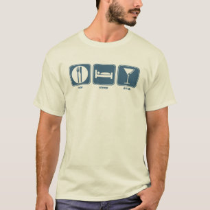 食べて下さい、眠らせて下さい、飲んで下さい Tシャツ