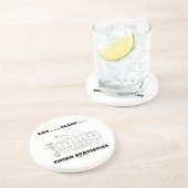 食べて下さい…睡眠を…考えます統計量(鐘のカーブ)を コースター (側面)