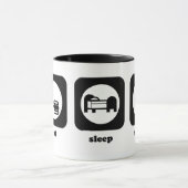 食べて下さい。 睡眠。 テニス。 マグ (中央)