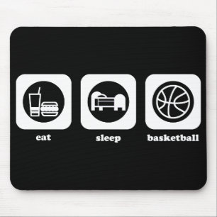 食べて下さい。 睡眠。 バスケットボール。 マウスパッド