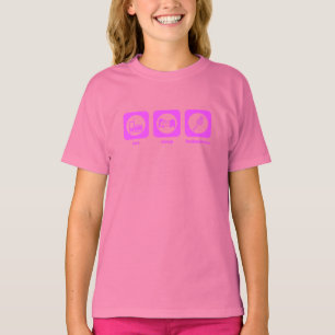 食べて下さい。 睡眠。 バドミントン。 Tシャツ